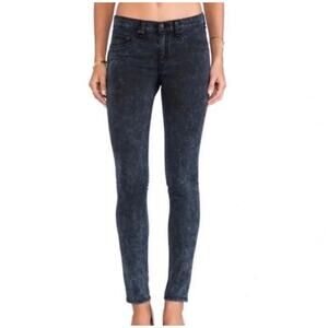 rag & bone The Legging in Rosebowl Navy Size 24 NWT